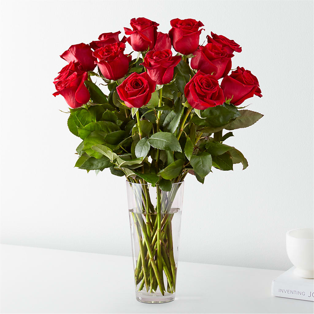 Long Stem Red Rose Bouquet – Magnolia Floral Design, Santa Ana CA