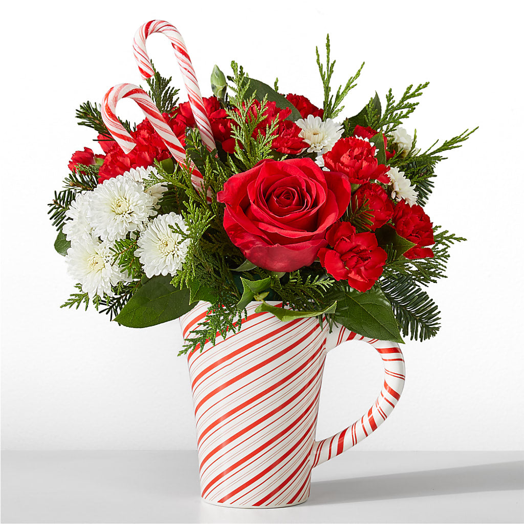 Peppermint Swirl Mug – Magnolia Floral Design, Santa Ana CA