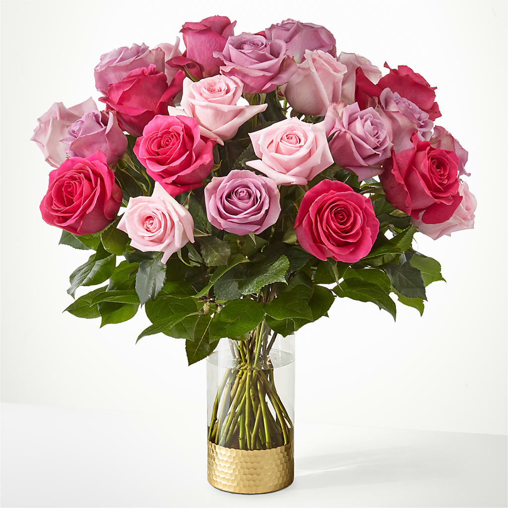 Pure Beauty Mixed Roses – Magnolia Floral Design, Santa Ana CA