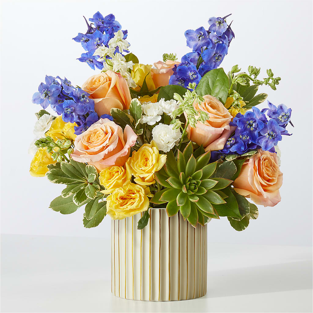 Cobalt Reverie Bouquet – Magnolia Floral Design, Santa Ana CA