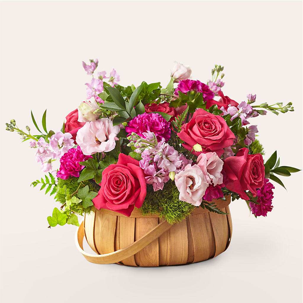 Radiance in Bloom Basket – Magnolia Floral Design, Santa Ana CA
