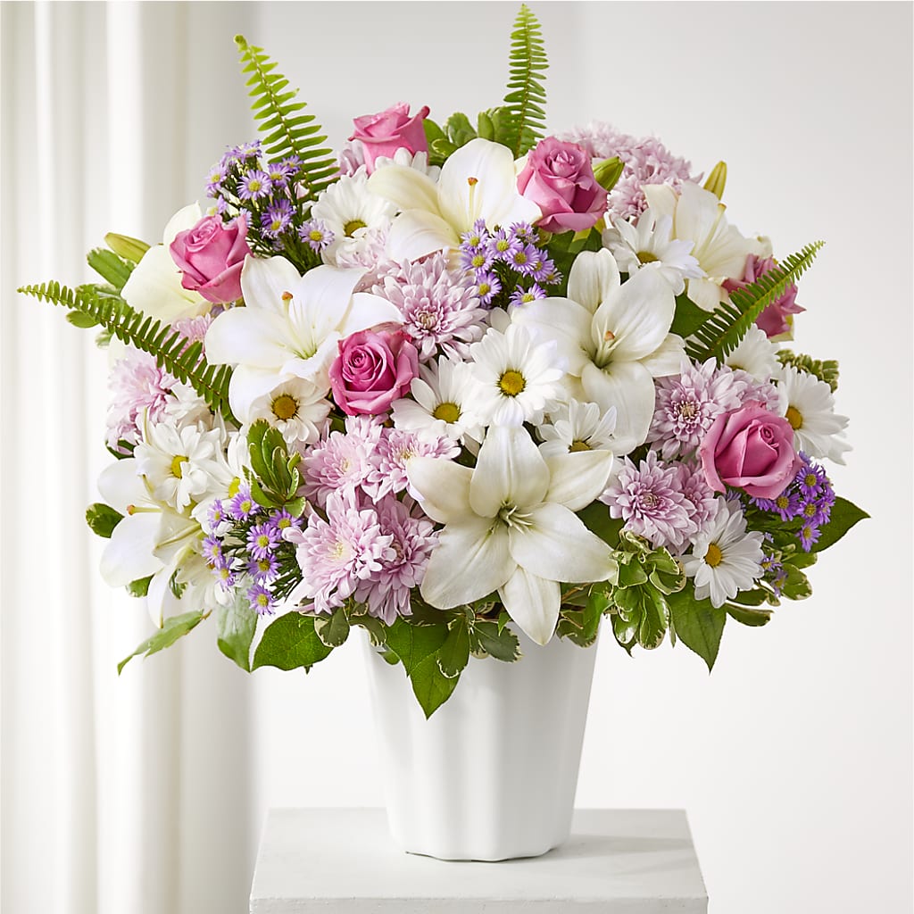 Warmest Thoughts Tabletop Basket – Magnolia Floral Design, Santa Ana CA