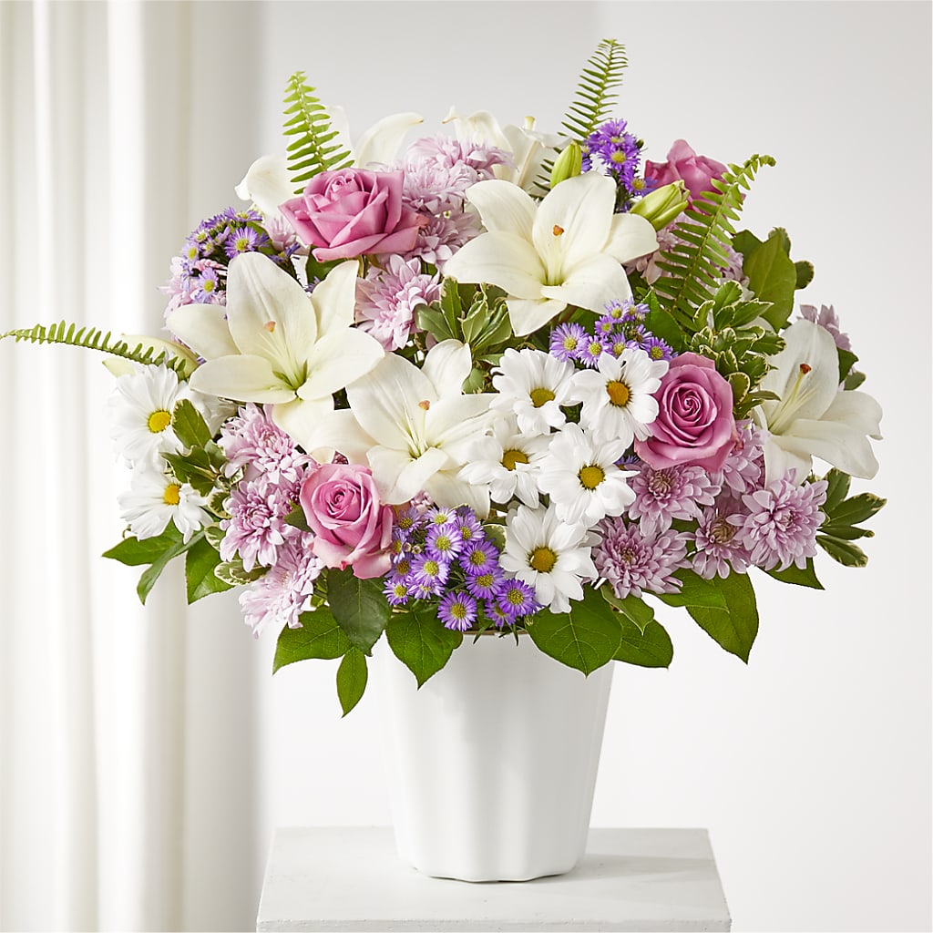 Warmest Thoughts Tabletop Basket – Magnolia Floral Design, Santa Ana CA