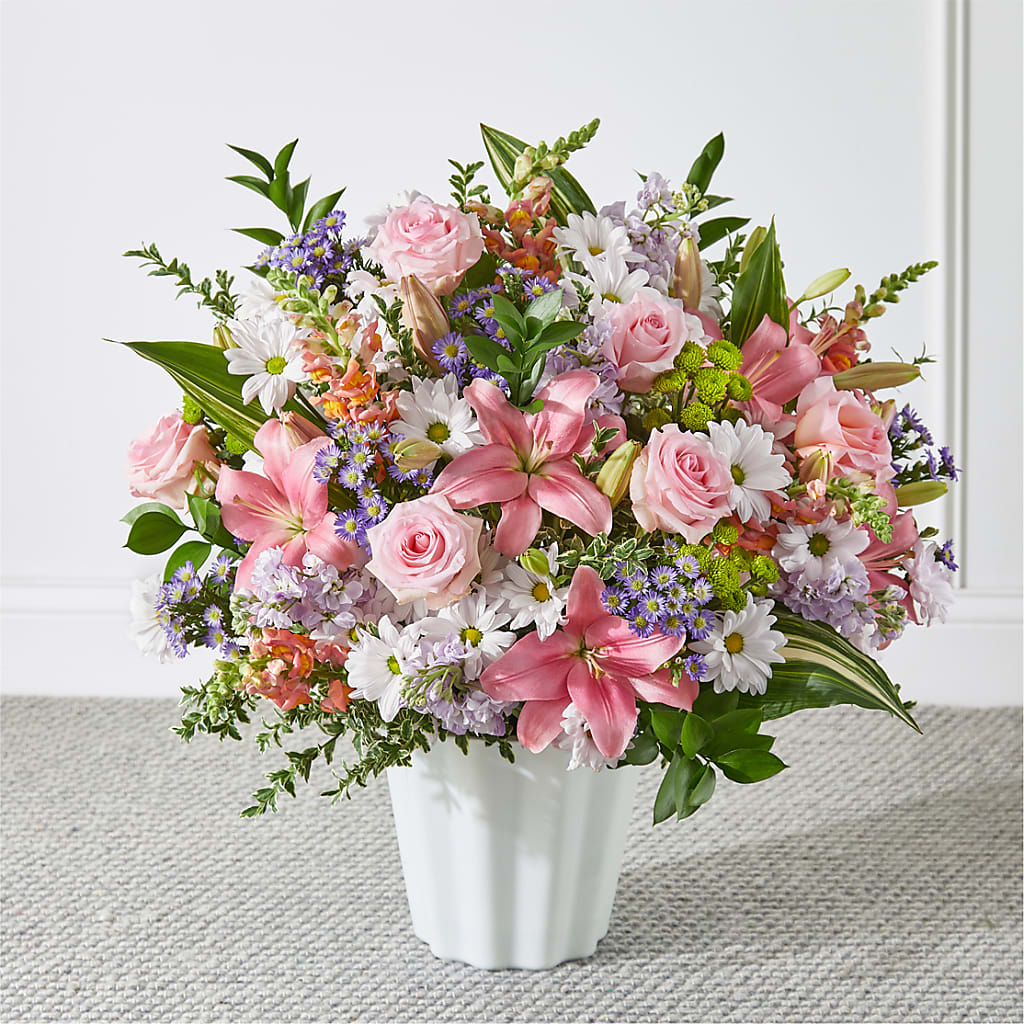 Abundant Compassion Floor Basket – Magnolia Floral Design, Santa Ana CA