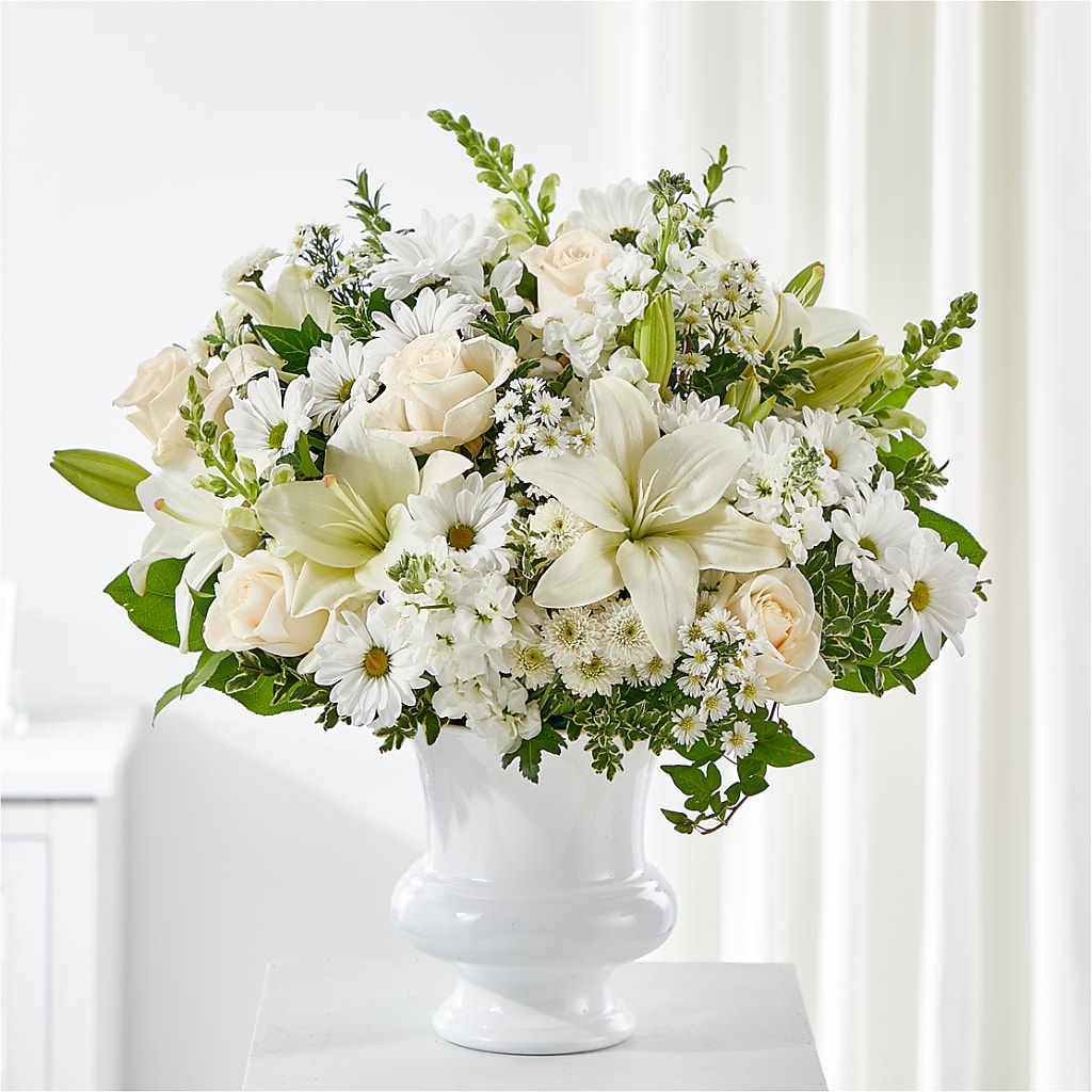 Uplifting Urn Arrangement – Magnolia Floral Design, Santa Ana CA