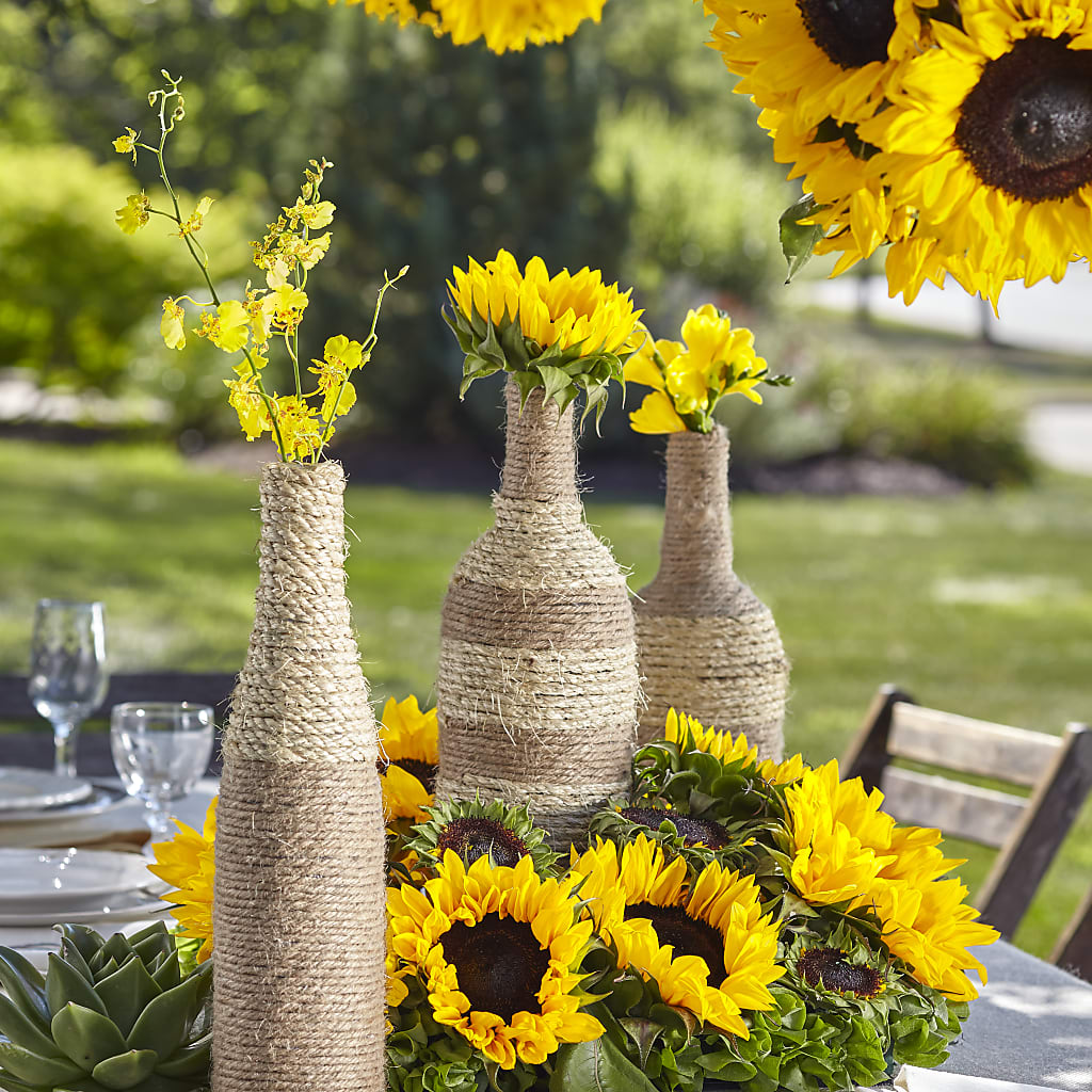 Sublime Garden Centerpiece – Magnolia Floral Design, Santa Ana CA