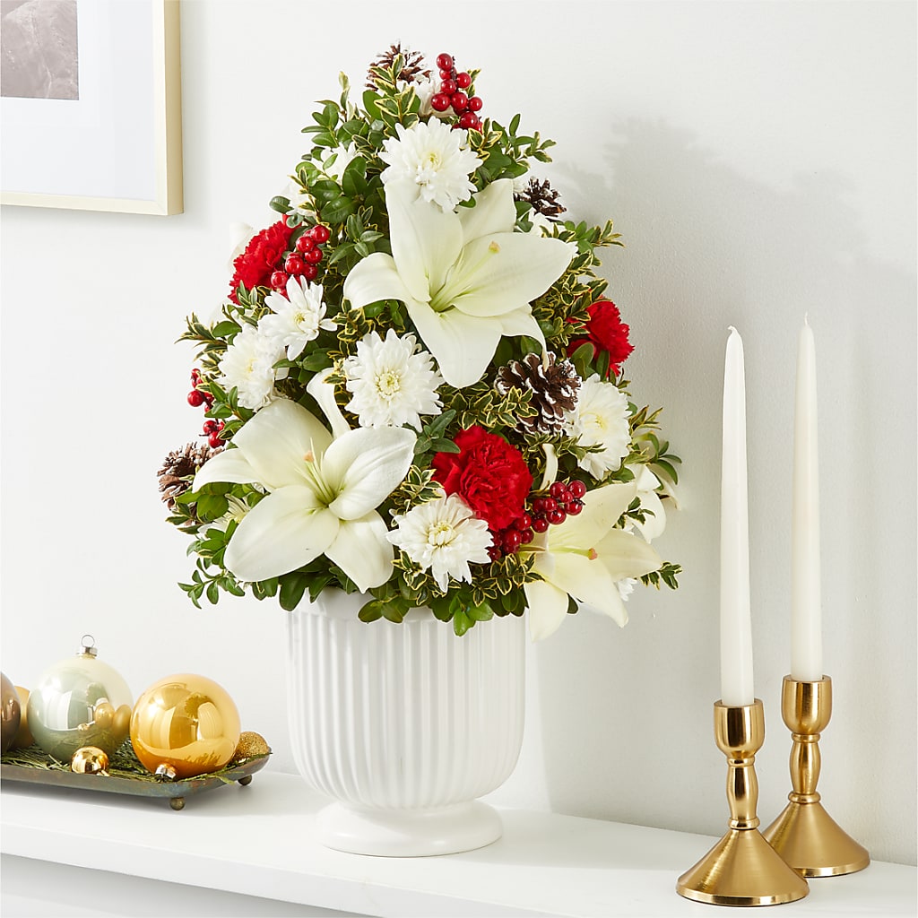Festive Moments Tree –  Magnolia Floral Design, Santa Ana CA