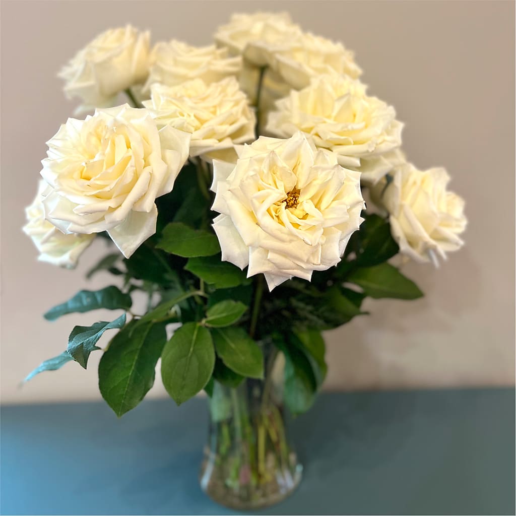Long Stem Yellow Rose Bouquet –  Magnolia Floral Design, Santa Ana CA