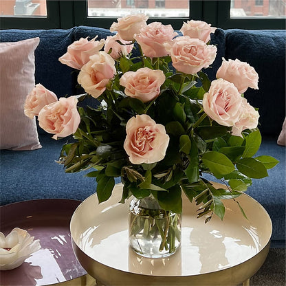 Long Stem Pink Rose Bouquet –  Magnolia Floral Design, Santa Ana CA