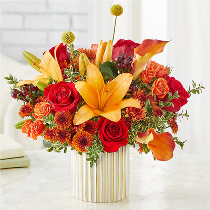 Scarlet Skies Bouquet –  Magnolia Floral Design, Santa Ana CA