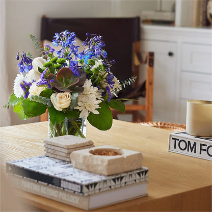 Cerulean Waves Bouquet –  Magnolia Floral Design, Santa Ana CA