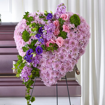 Treasured Love Standing Heart –  Magnolia Floral Design, Santa Ana CA