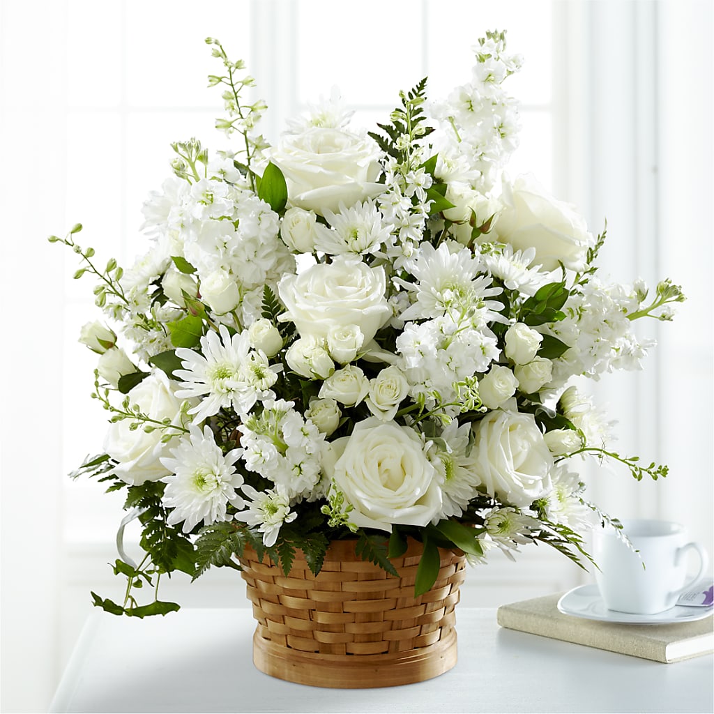 Heartfelt Condolences Arrangement –  Magnolia Floral Design, Santa Ana CA