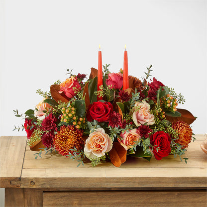 Gather Near Centerpiece –  Magnolia Floral Design, Santa Ana CA
