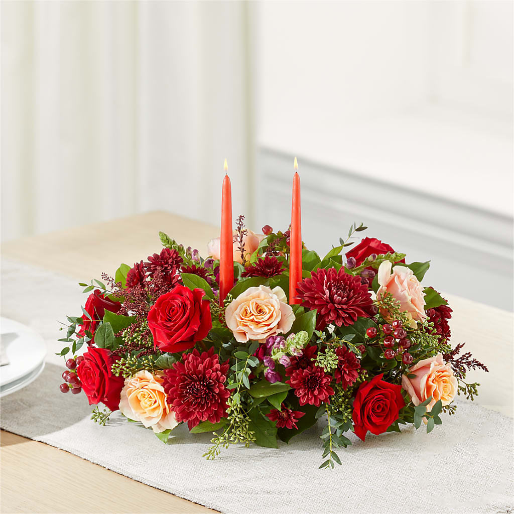 Most Thankful Centerpiece –  Magnolia Floral Design, Santa Ana CA